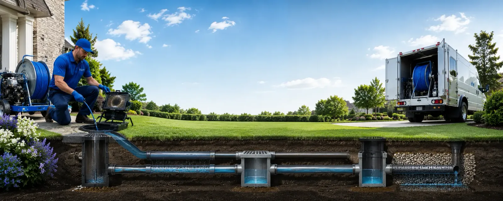 Outdoor drain cleaning information for Meadow Creek, WV